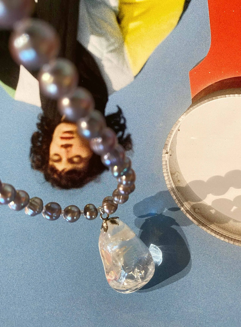 Dark Pearls meet Rock Crystal