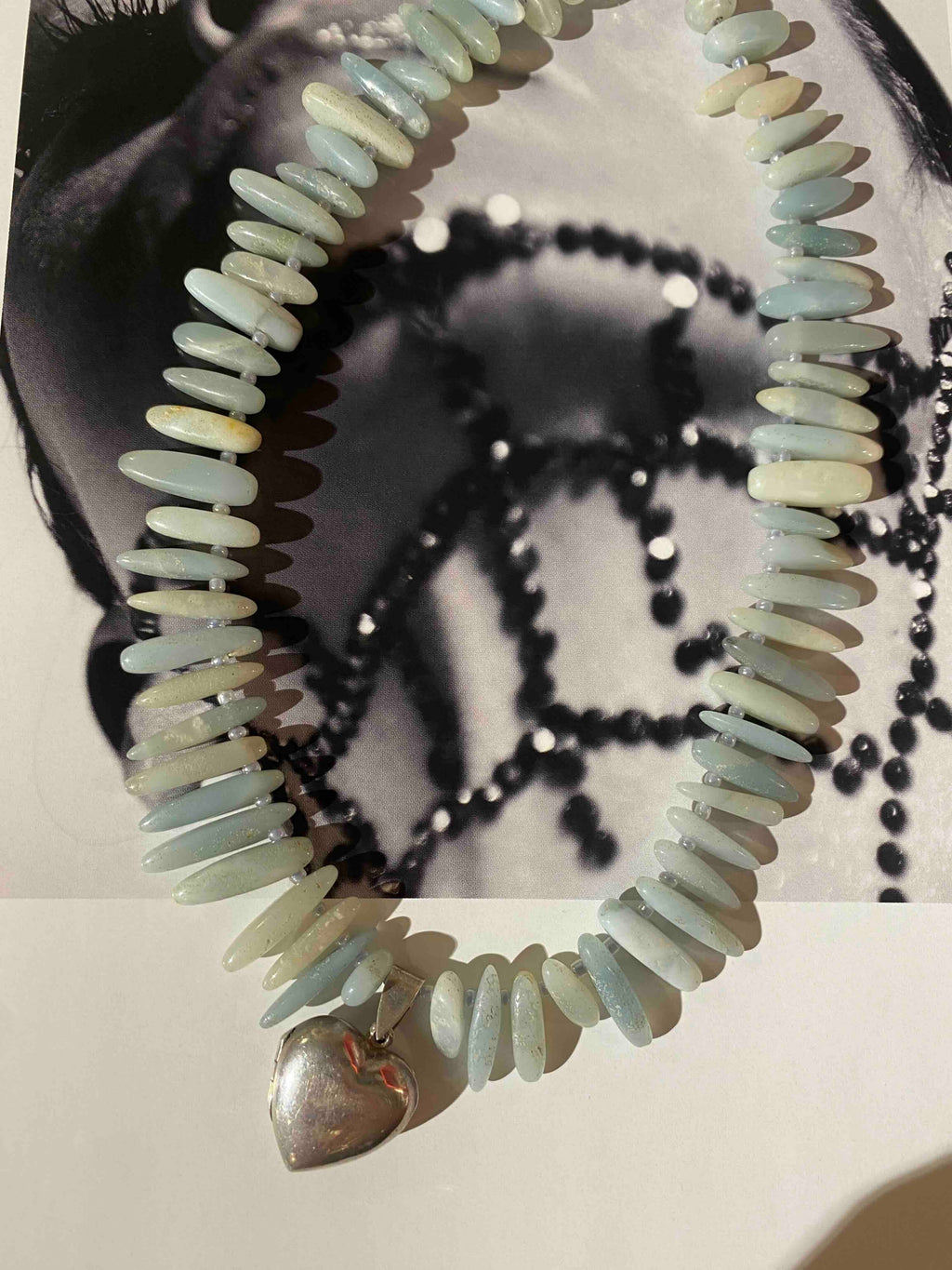 Green &amp; Silver Heart