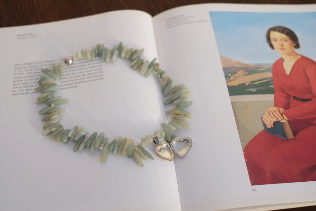 Green &amp; Silver Heart