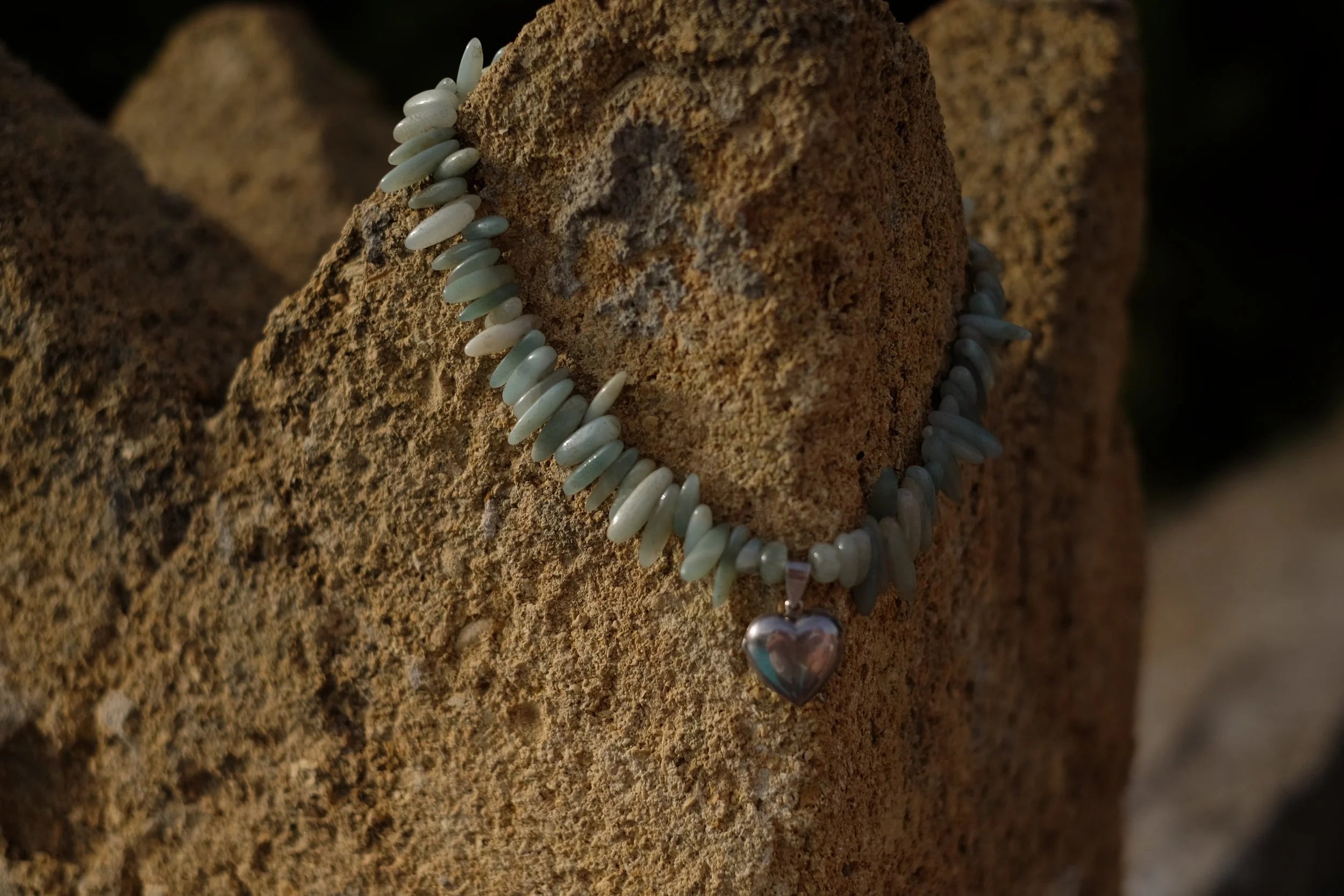 Green &amp; Silver Heart