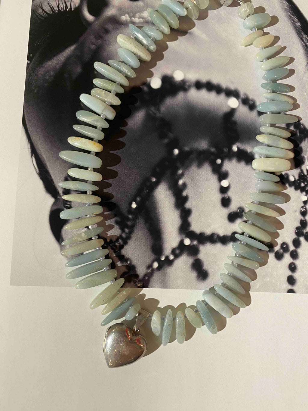 Green &amp; Silver Heart