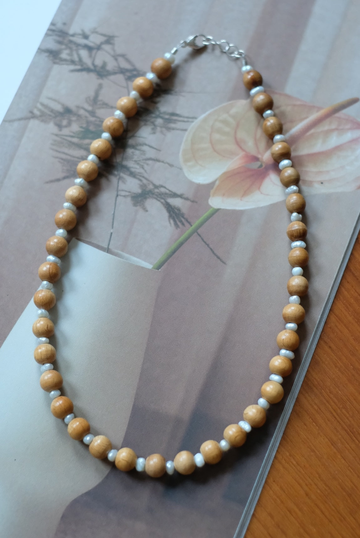 Pearls on Wood II