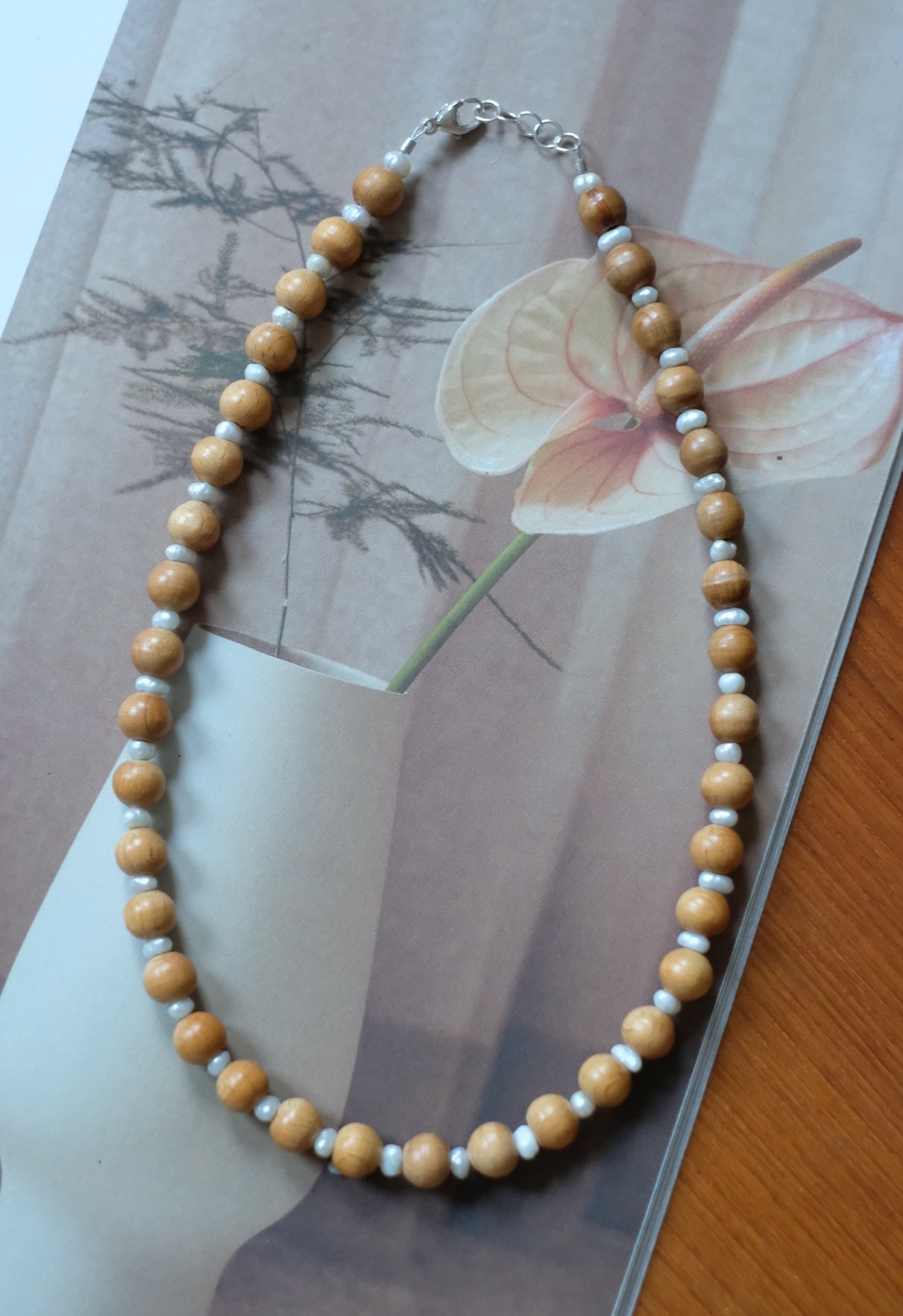 Pearls on Wood II