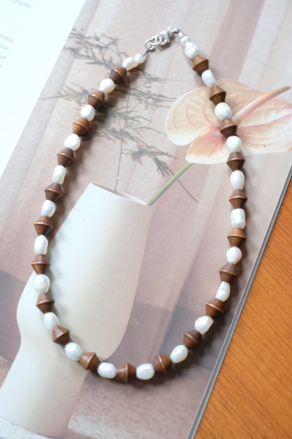 Pearls on Wood IV